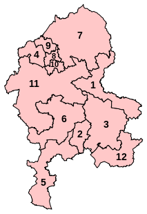 Staffordshire Constituencies.